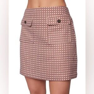 NWT Lost + Wonder Printed Pocket-Front Mini Knit Skirt Size XS